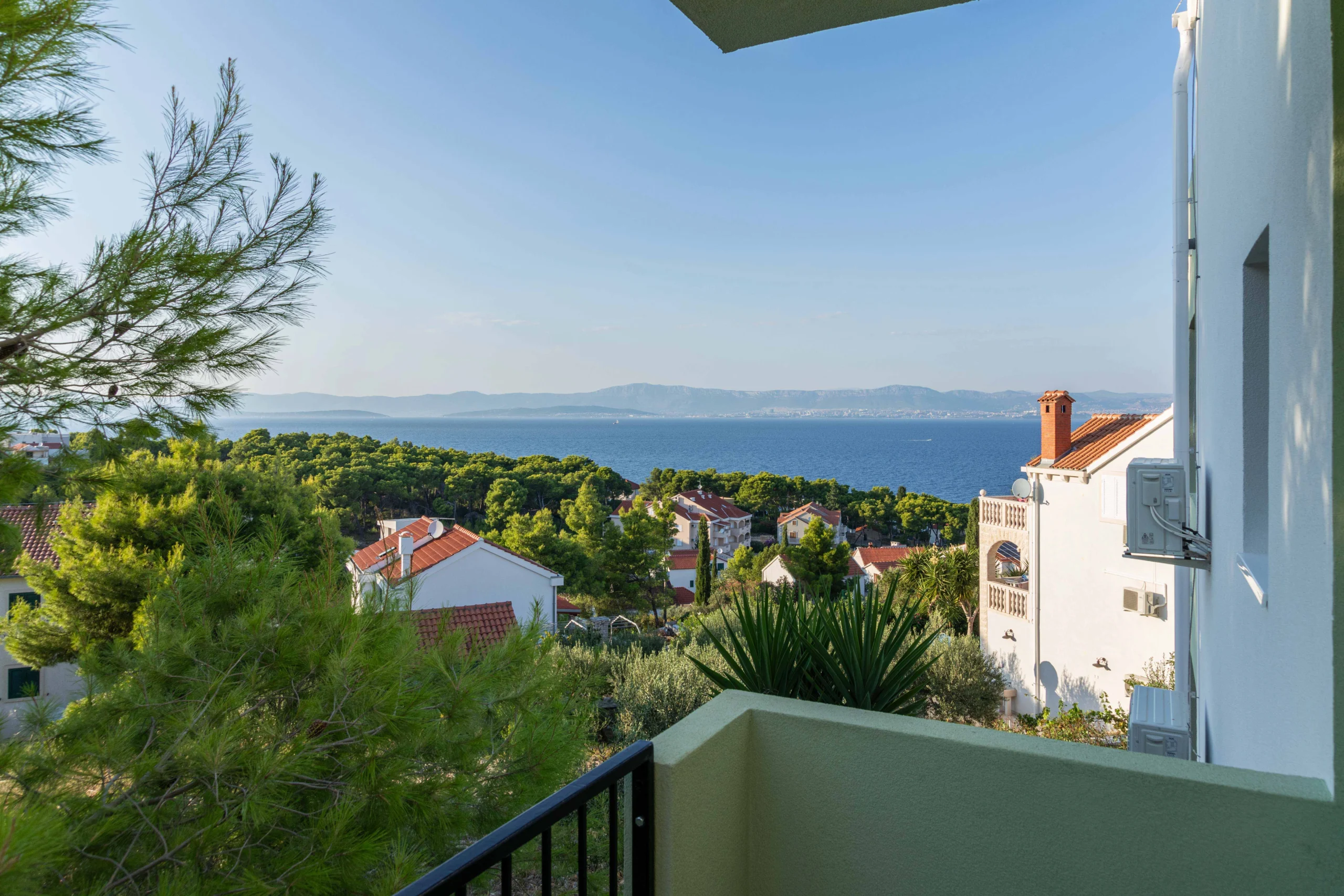 sea view from the balcony