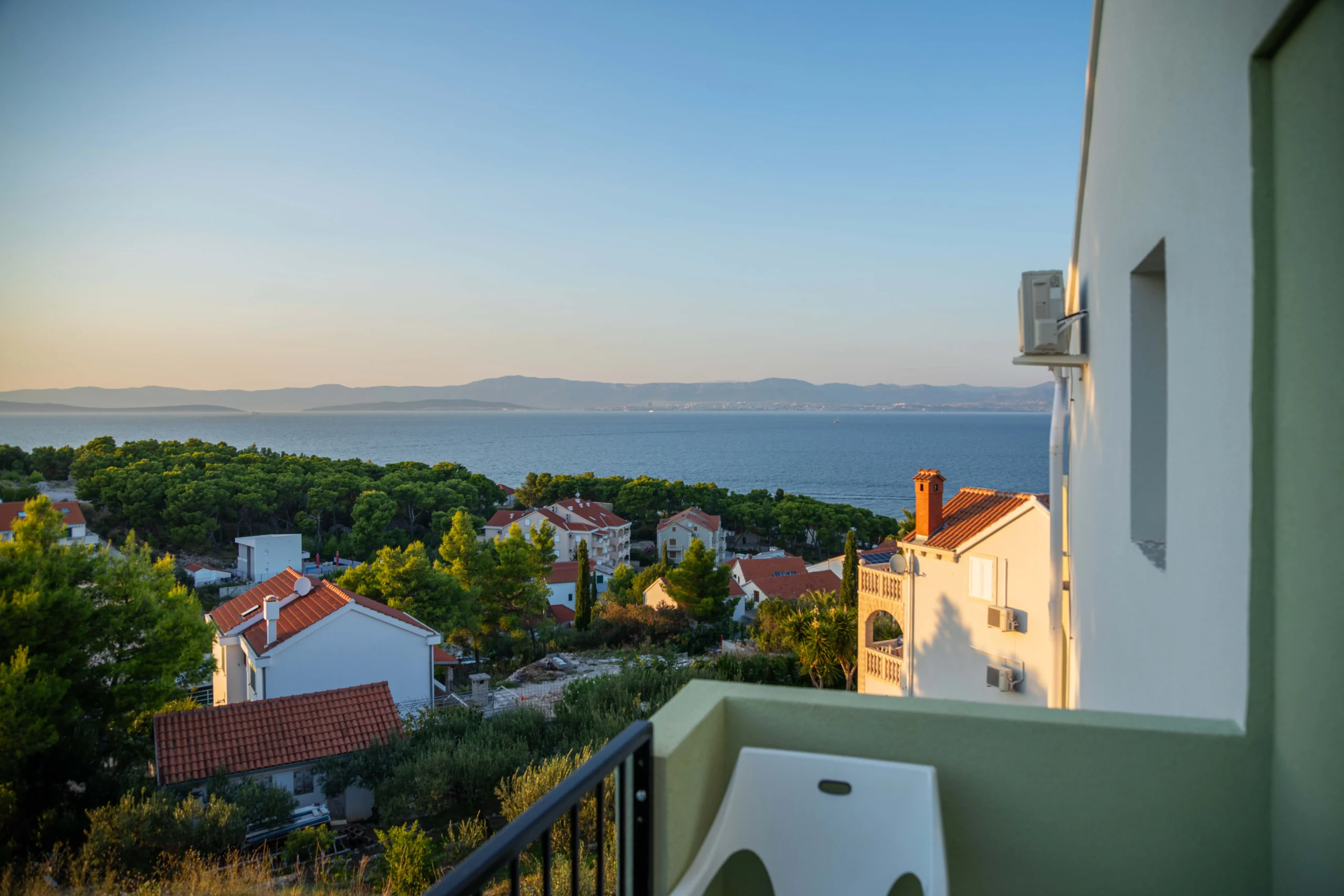 sea view from the balcony