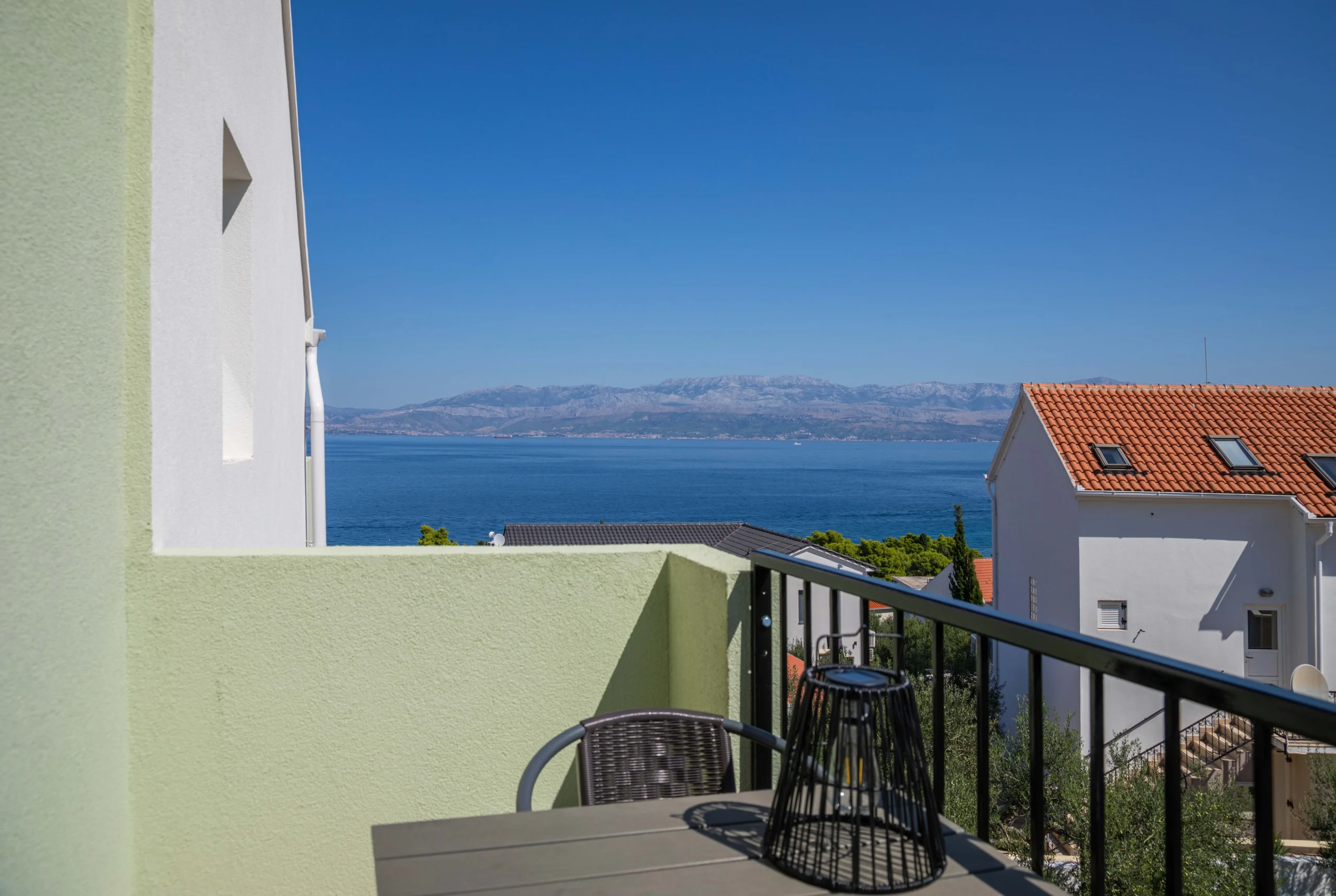 sea view from the balcony